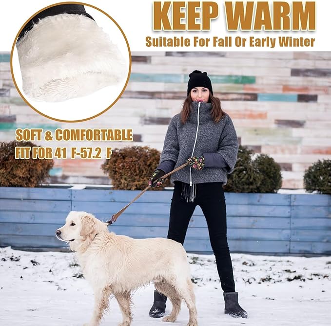 Pixel Panda Running Gloves for Men, Winter Warm Bike Glove for Smart Phone Texting with Non-Slip Silicone Gel - Thermal Windproof and Waterproof for Running, Cycling, Driving