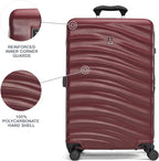 Travelpro Maxlite Air V2 Hardside Expandable Luggage, 8 Spinner Wheels, Lightweight Hard Shell, TSA lock, Cabernet, 2-Piece Set (20/25)