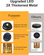 Hummingbird Solar Lanterns Outdoor Waterproof, Garden Decor Birthday Gifts for Women Mom Grandma Sister, Metal Hanging Solar Lights Outside Decorative for Yard Patio Backyard Christmas Decorations