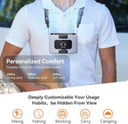 10000mAh Personal Waist Fan, USB Rechargeable Clip The Waist For Working,10 Speed & 40H Cooling and Heatstroke Prevention For Outdoor Travel Camping (K60-gray, 12000mAh)