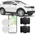 GPS Tracker for Vehicles,No Monthly Fee Mini GPS Car Tracker,Hidden Car Tracker with Magnetic Case,Real Time Car GPS Tracker Work with Apple Find My(iOS Only) (Black,2PCS)