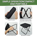 Collapsible Stool 2 Pack, Portable Chair, Lightweight Portable Stool for Adults, Portable Chairs for Adults, Holds Up to 330LBS, Ideal for Camping, Hiking, Outdoors, and Events