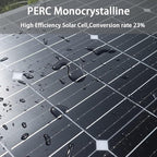 XINPUGUANG 12 Volts 50 Watts Flexible Solar Panel monocrystalline Portable Charger Power 12V Battery for RV car Boat Cabin Home (50w)