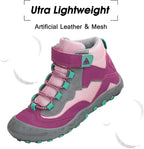 Mishansha Kids Hiking Boots Toddler Girls Boys Hiking Shoes Water-Resistant Anti-Collision Non-Slip Athletic Outdoor Trekking Boots