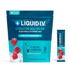 Liquid I.V.® Hydration Multiplier - Arctic Raspberry | Electrolyte Powder Drink Mix | 1 Pack (16 Servings)