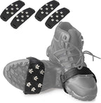 Crampon Traction Cleats Anti-Skid Traction Grips Crampons Spikes 7 Point Cleats for Footwear for Walking, Jogging, Hiking, Mountaineering Ice Snow Grips