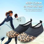 Deevike Water Shoes for Women Men Barefoot Quick-Dry Aqua Socks Slip-on for Beach Swim Surf Yoga Exercise