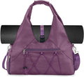Forestfish Gym Bag For Women With Yoga Mat Holder & Shoe Compartment & Wet Dry Storage Pocket & Adjustable Strap