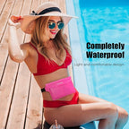 ECHTPower 2-Pack Waterproof Pouch Bag, Waterproof Fanny Pack, Waterproof Dry Bag with Adjustable Waist Strap for Beach Swimming Kayaking Floating Boating