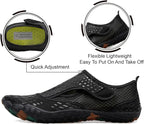 L-RUN Barefoot Water Shoes Women Mens Aqua Sock Athletic Hiking Water Sports Shoes for Swim Beach Pool Sand Diving Walking