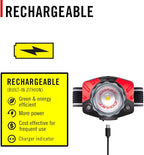 Coast® FL85R 1000 Lumen Tri-Color (White/Red/Green) Focusing Rechargeable LED Headlamp, Built-in Rechargeable Battery