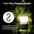 AlpsWolf Camping Lantern Rechargeable, Stepless Dimming LED Lantern, 4000mAh Rechargeable Lantern for Power Outages, IPX4 Waterproof Portable Camping Light, Green 1 Pack