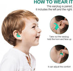 Kids Swimming Ear Plugs,3 Pairs Waterproof Reusable Silicone Child Swim Earplugs for Swimming Surfing Bathing Showering,Small Children Water Ear Plugs Suitable for Boys and Girls (Kids 4-12 Years Old)