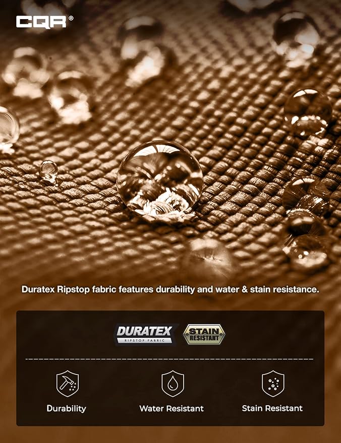 CQR Men's Tactical Pants, Water Resistant Ripstop Cargo Pants, Lightweight EDC Work Hiking Pants, Outdoor Apparel