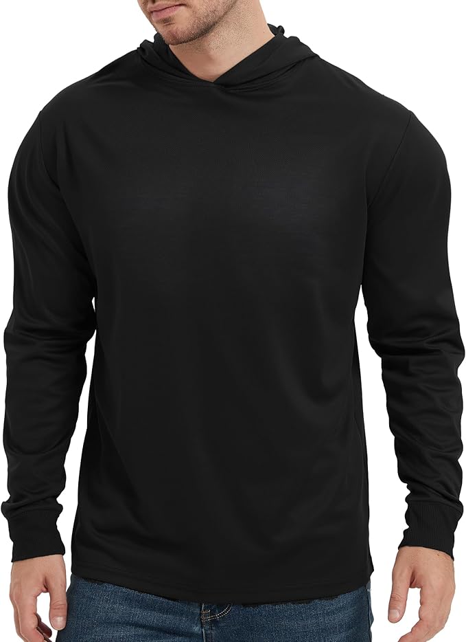 ProtectX High Visibility Sun Protection Lightweight Long Sleeve Hoodie, UPF 50+ Quick-Dry, SPF UV Shirt, Active Wear