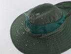 Home Prefer Outdoor UPF50+ Mesh Sun Hat Wide Brim Fishing Hat with Neck Flap Sun Hat for Men Women