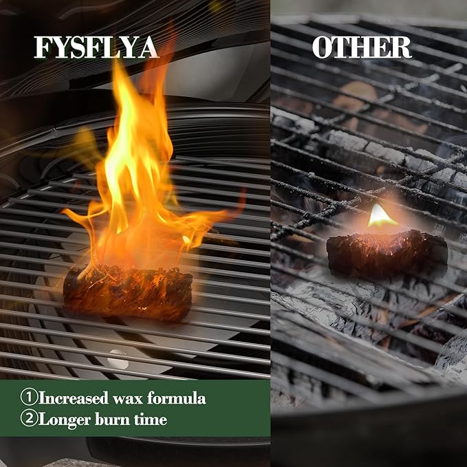 36PCS Natural fire Starters for Campfires, Charcoal Fires, fireplaces, barbecues, Chimneys, Pizza ovens, fireplaces, Grills and Other scenarios.