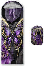 AILONEN Pink Lovely Rabbit Sleeping Bag for Girls Kids Adults,Warm and Cool Weather,Lightweight,Waterproof Backpacking,Cartoon Flowers Printed Bunny Sleeping Bag for Camping