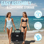 Inflatable Floating Dock – Swim Platform, Floating Deck Raft Mat for Lake, Pool, Beach, Ocean – Non-Slip Surface – BM Fundeck