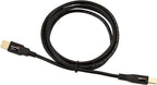 Amazon Basics USB 2.0 Cable, USB-A to USB-B, for Printer or External Hard Drive, Connect to Computer/Laptop/PC, 480 Mbps Transfer Speed, Gold-Plated Connectors, 6 Foot, Black