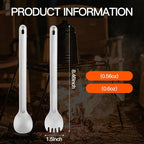 Titanium Long Handle Spork and Spoon Camping Utensils