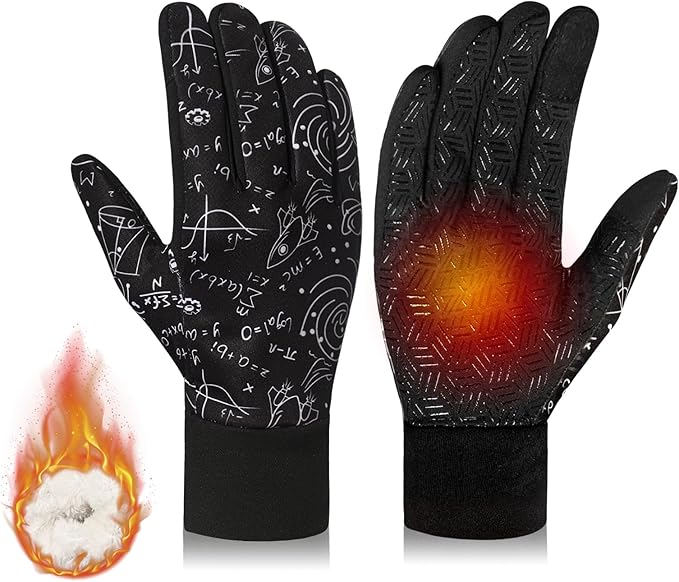 RIGWARL Touchscreen Gloves for Running Bike Anti-Slip Warm Gloves for Cycling Sports Biking Hiking Driving Walking