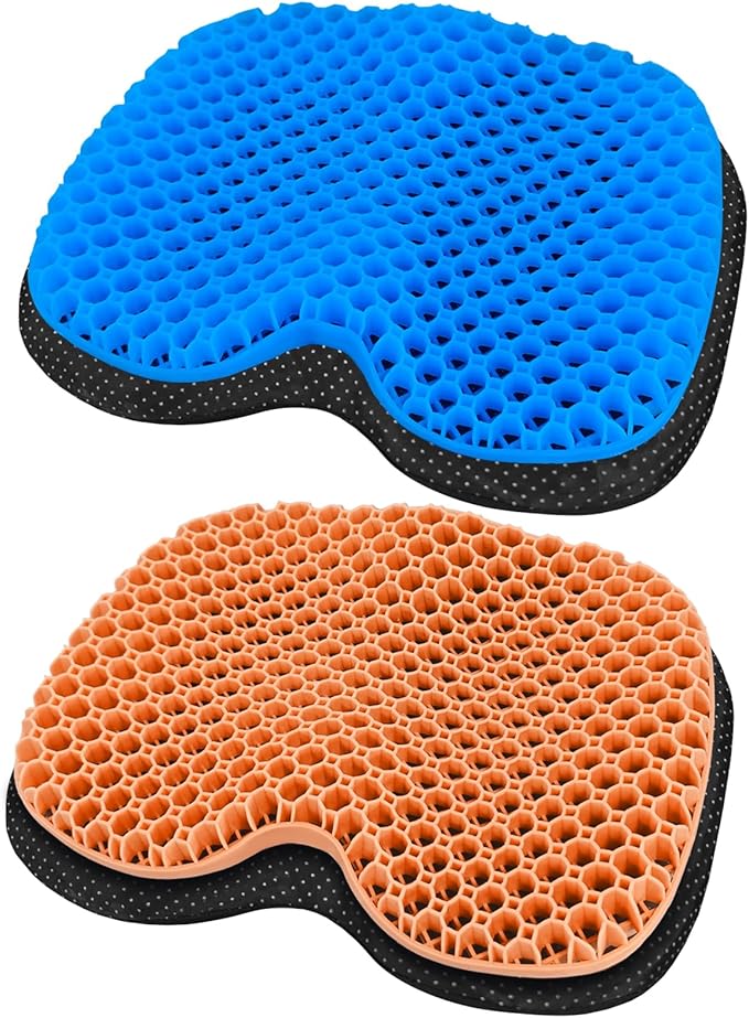 NEW-Vi Anti-Slip Kayak Seat Cushion - Waterproof Thicken Gel Boat Kayak Canoe Rowing Stadium Pad for Sit in Kayak Chair Kayak Accessories Equipment Gear for Fishing Kayak