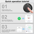 Tracker Tags-3 Pack Work with Apple Find My (iOS Only), [Apple MFi Certified] Key Finder and Item Locator, New Bluetooth 5.3 Tracker, Replaceable Battery Smart Tag for Keys, Wallet, Luggage etc