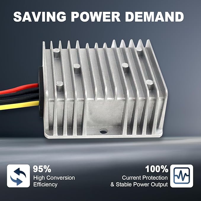 DC Boost Buck Converter 8-36V to 12V Voltage Regulator 10A 120W DC Step Up Step Down Power Supply Module for Car Truck RV Automotive Electronics LED Driver