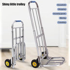 Heavy Duty Folding Hand Truck Luggage Cart & Sack Truck Versatile Shopping Trolley for Household & Camping Portable Transportation Equipment (Size: 58 90x28x26cm)