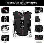 INOXTO Running Hydration Vest Backpack,Lightweight Insulated Pack with 1.5L Water Bladder Bag Daypack for Hiking Trail Running Cycling Race Marathon for Women Men