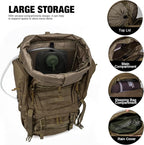 Mardingtop 60L Military Internal Frame Backpack for Hiking,Camping,Hunting,Rucksack Backpack with Rain Cover