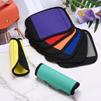 Luggage Handle Wrap [6PCS] - Neoprene Luggage Identifiers Use for Suitcases & Carry on & Travel Accessories - [Blue-6IN/15CM] Comfort Grip Handle Cover