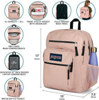 JanSport Laptop Backpack - Computer Bag with 2 Compartments, Ergonomic Shoulder Straps, 15” Laptop Sleeve, Haul Handle - Faded Sage