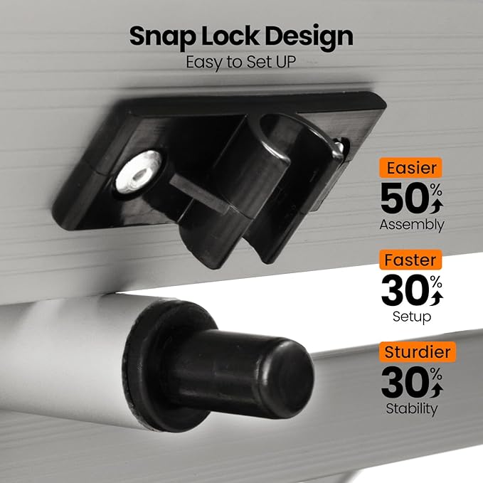 Portable Camping Table with Adjustable Legs, Lightweight Aluminum Folding Table Foldable Table for Outdoor Cooking, Picnic, Beach, Backyards, Square