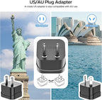 220V to 110V Converter, Key Power 230-Watt Step Down Voltage Converter & Power Converter, International Travel Power Adapter with USB C Port 18W.