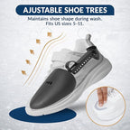 XL Tennis Shoe Washing Machine Bag with Magnetic Zipper Protection │ Reusable Laundry Shoe Cleaning Bag for Sneakers - Deep Cleans Without Damage │ Washer & Dryer Safe │ 7 in 1 Essential Wash Bundle