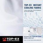 TOP-EX Cooling Sun Hat with Neck Flap – UPF 50+ Wide Brim Breathable Hat for Hiking, Fishing & Big Heads