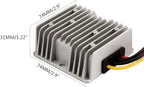 HOMELYLIFE DC Voltage Reducer DC 8V-40V to 12V 6A 72W Converter Automatic Buck Boost Converter Step Down Up Regulator Waterproof Module Transformer for Golf Cart Club Car