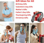 Portable Neck Fan,Personal Wearable Bladeless Fan,LED Display,4-Speeds,6000mAh USB Rechargeable,360° Strong Cooling Wind,Hands Free,Long Lasting,Birthday Gifts for Men Women Dad Mom (Dark grey)