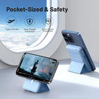 Azmuth for Magsafe Battery Pack, 10000mAh Magnetic Power Bank 22.5W PD Fast Charging with LED Display Wireless Portable Charger for Magsafe with Stand for iPhone 17/16/15/14/13/12/Pro/Pro Max