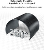 Greenmagic 200W 20V Flexible Solar Panel Ultra Thin Ultra Lightweight Off-Grid Charger for Marine RV Cabin Van Car Uneven Surfaces