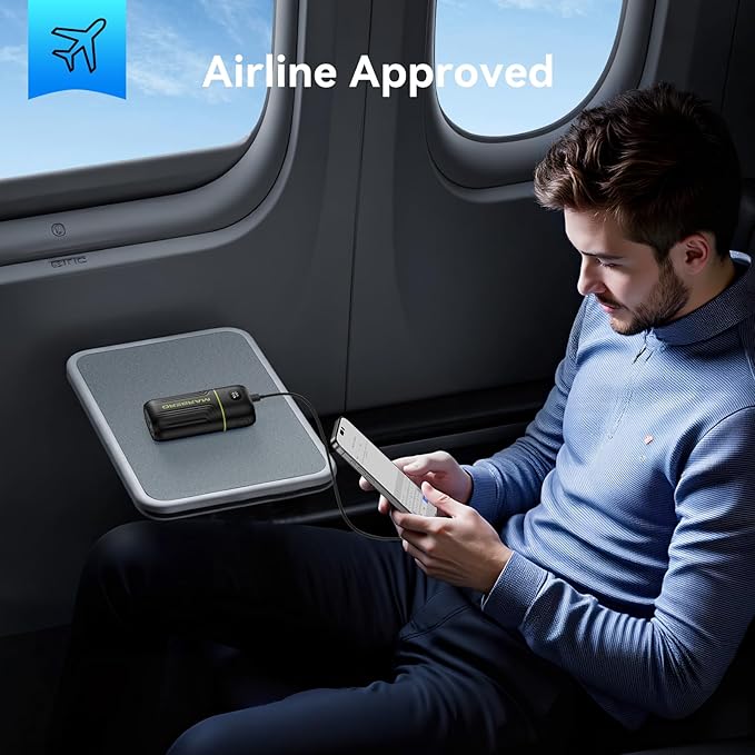 MARBERO Portable Charger 10000mAh Mini Power Bank USB C in&out Fast Charging Battery Pack Compact External Phone Powerbank Compatible with iPhone 16 15 14 13 12 Samsung S22 S21 Google AirPods iPad etc