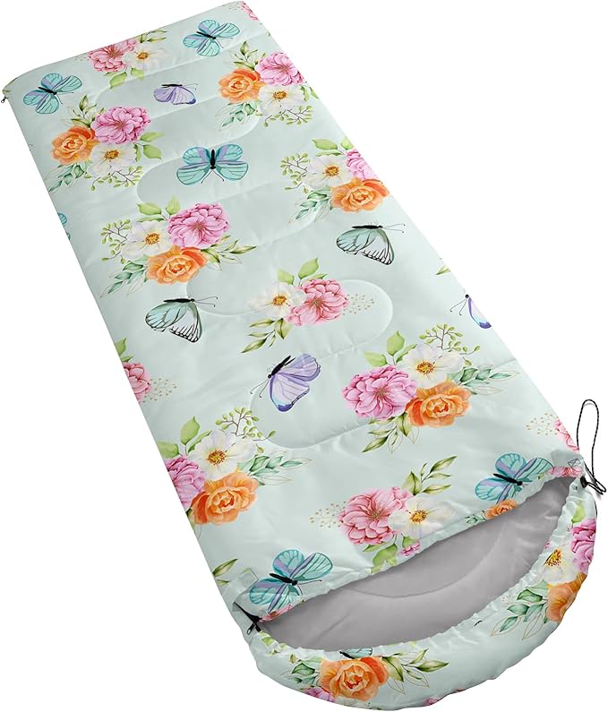 BSNTHO Camping Sleeping Bags,3 Season Warm & Cool Weather,Lightweight,Waterproof Sleeping Bags for Adults & Kids,Traveling,and Outdoors,Camping Gear Equipment