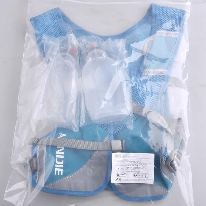 Azarxis Running Water Bottles Flask BPA Free Leakproof Hydration Vest Packs Waist Belt Replacement for Triathlon Marathon Hiking Cycling Climbing Runner