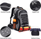 BOVIP 40L Hiking Backpack Waterproof Lightweight Daypack Travel Sports Camping Backpack for Men Women