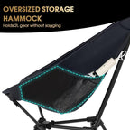 MOON LENCE Portable Snap-Lock Camping Chair, Folding Compact Chair, Lightweight Foldable Backpacking Support 330 lbs (Black)