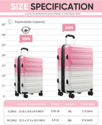 Tolino Carry on Luggage Checke Airline Approved,24 Inch Hardside Suitcase with Wheels TSA Lock, PC+ABS Lightweight Carry on Suitcases for Women and Men
