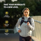 ZELUS Weighted Vest, Z-Fit Soft Iron Weighted Vest for Women and Men, 5/10/15 lb Weight Vest with Reflective Stripes & Adjustable Straps, Ultra Thin Weight Vest for Home Gym Strength Training Weight Loss Workout