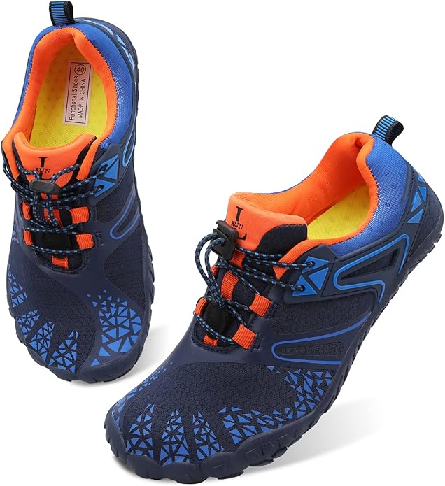 L-RUN Barefoot Water Shoes Women Mens Aqua Sock Athletic Hiking Water Sports Shoes for Swim Beach Pool Sand Diving Walking